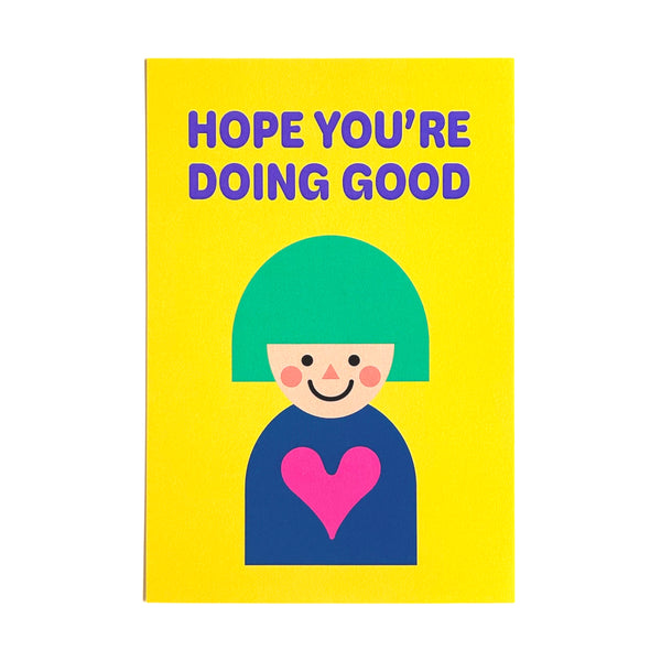 Postcard "HEARTic GIRLs” _ HOPE YOU’RE DOING GOOD