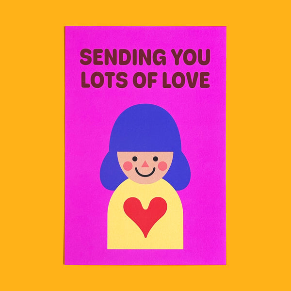 Postcard "HEARTic GIRLs” _ Assorted card set