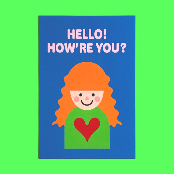 Postcard "HEARTic GIRLs” _ Assorted card set