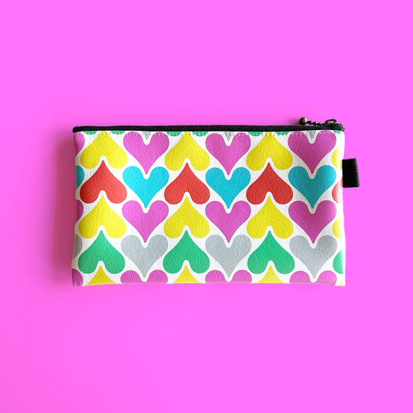 Flat Pouch "Pure HEARTs” _ Energetic Hyper