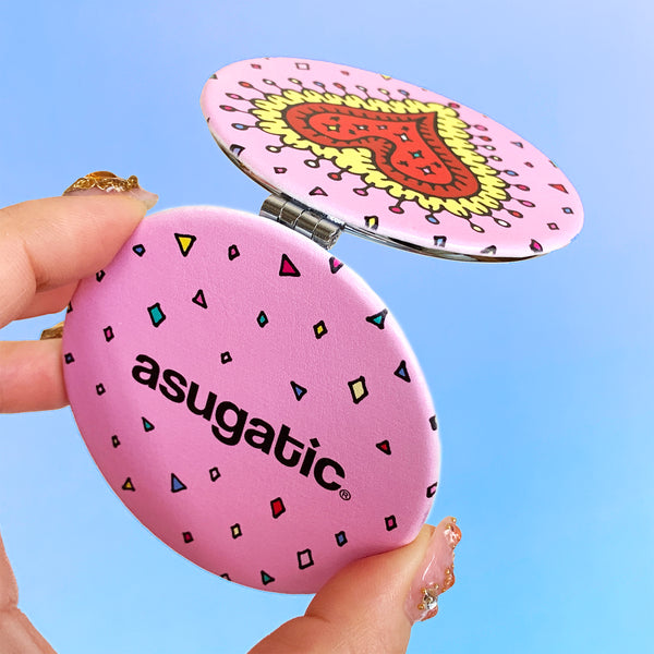 "Sparkling Heart" mini mirror