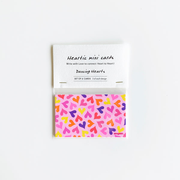 HEARTic mini cards "Dancing Hearts"