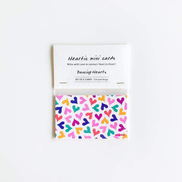 HEARTic mini cards "Dancing Hearts"