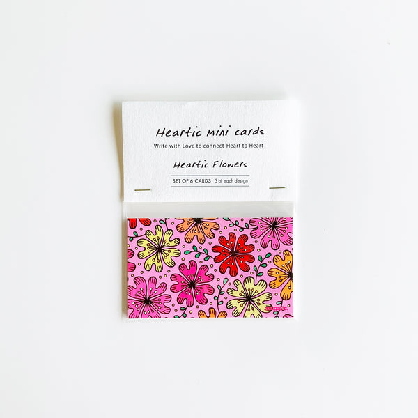 HEARTic mini cards "Heartic Flowers”