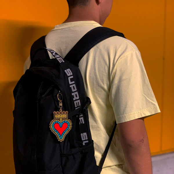 "Crown Heart” key chain