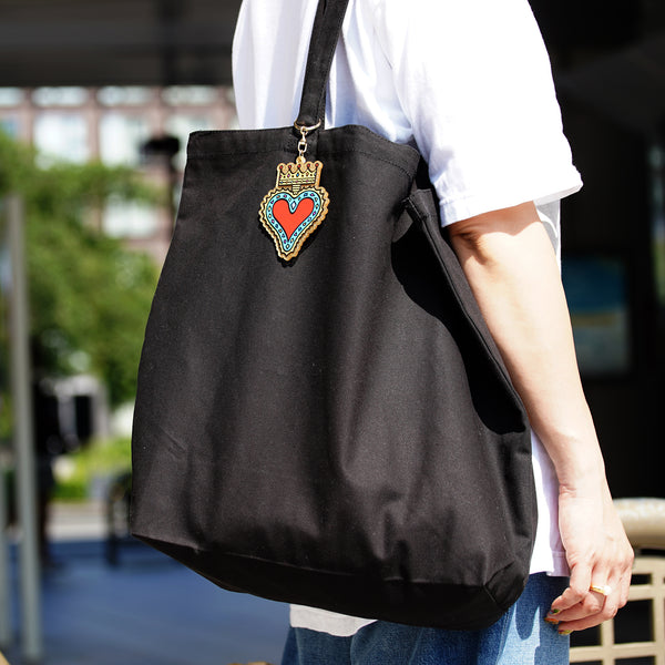 "Crown Heart” key chain