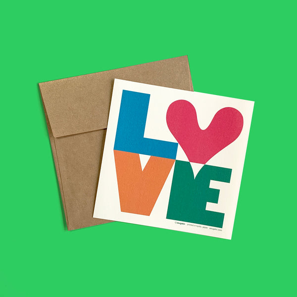 L❤︎VE Card _ Fuchsia Pink Heart