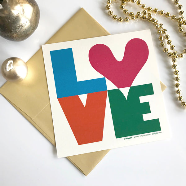 L❤︎VE Card _ Fuchsia Pink Heart