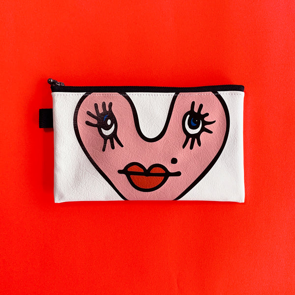 Flat Pouch “UFUFUn” _ Flamingo Pink