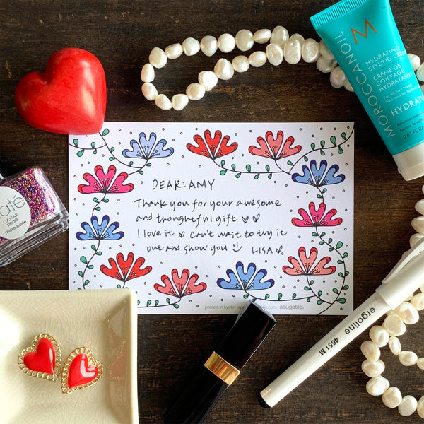 Notecards “HEARTic PASSION flower”