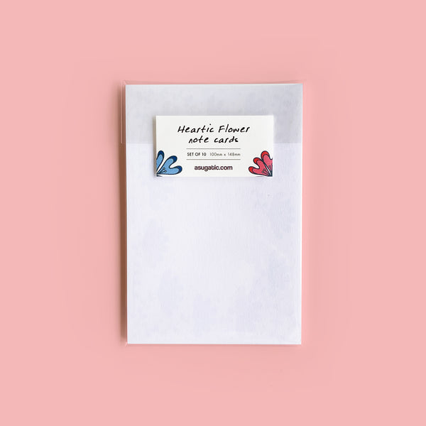 Notecards “HEARTic PASSION flower”