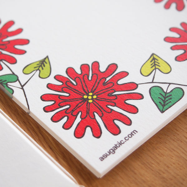 Notecards "HEARTic LOVELY flower"