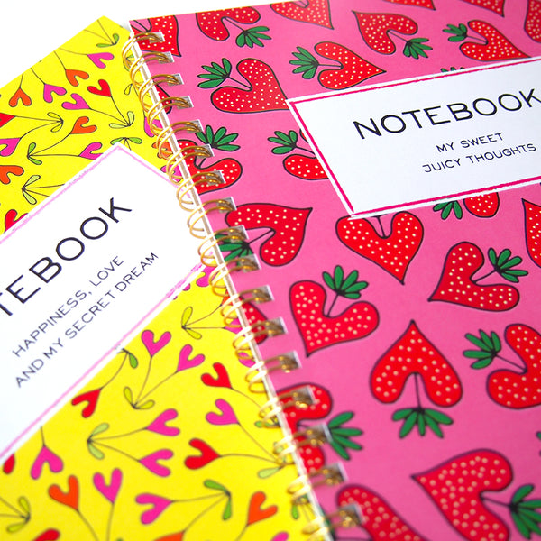 A5 spiral notebook "HEARTic couple"