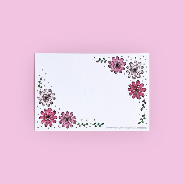 Notecards “HEARTic DARLING flower”