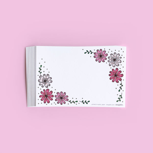 Notecards “HEARTic DARLING flower”