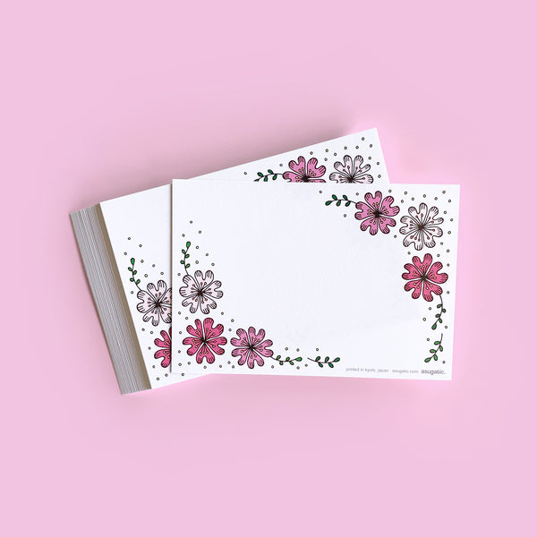 Notecards “HEARTic DARLING flower”