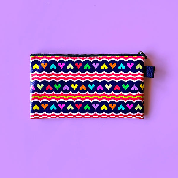 Flat Pouch “HEARTy Cloudy” _ Over the Rainbow