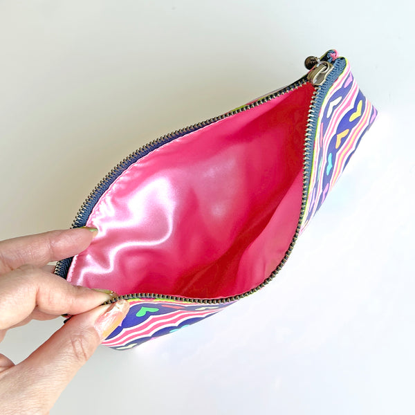Flat Pouch “HEARTy Cloudy” _ Over the Rainbow