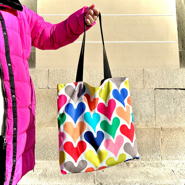BIG TOTE  “Individual HEARTs _ Independent”