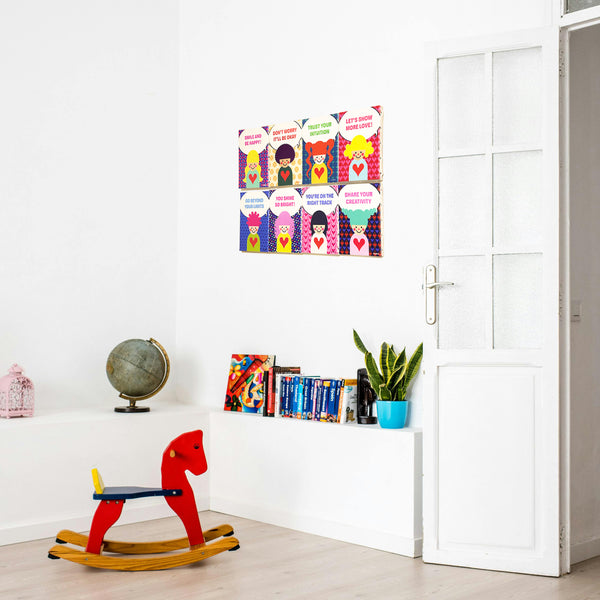 “SHARE YOUR CREATIVITY” Canvas Print