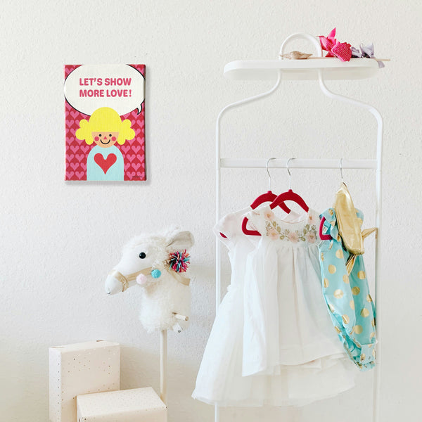 “LET'S SHOW MORE LOVE!” Canvas Print