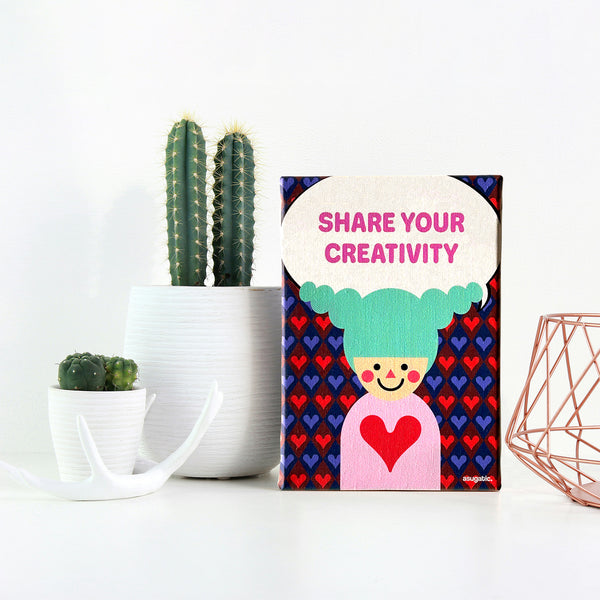 “SHARE YOUR CREATIVITY” Canvas Print