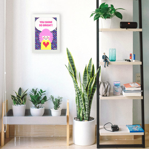 “YOU SHINE SO BRIGHT!”  Canvas Print