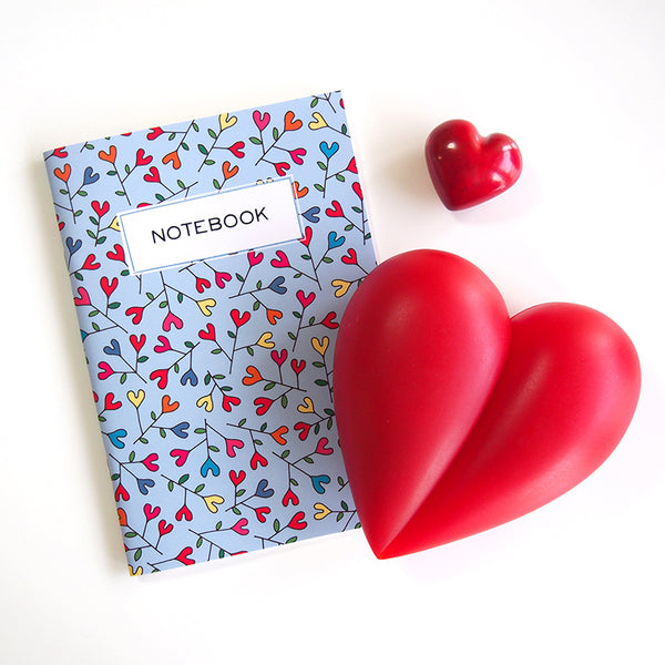 A5 notebook "Blooming HEARTic Flowers"