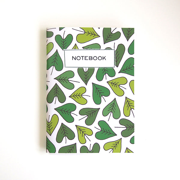 A5 notebook "Happy HEARTic Leaves"