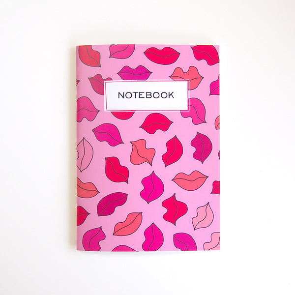 A5 notebook "Fascinated Lips"