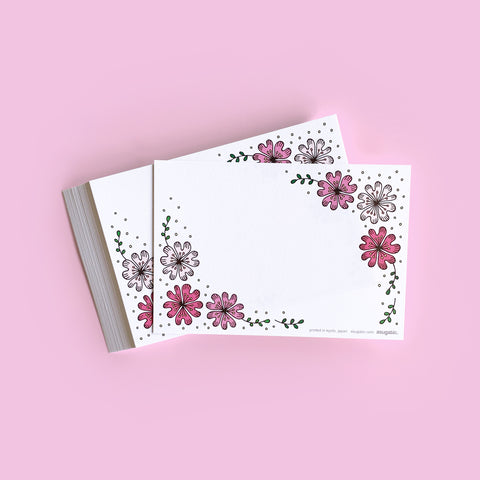 Notecards “HEARTic DARLING flower”